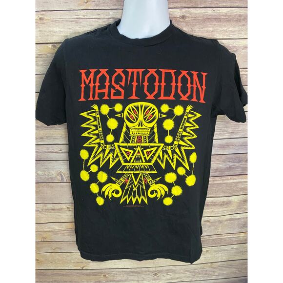 Mastodon Band T-Shirt – Black Cotton, Men’s Medium - Picture 1 of 8